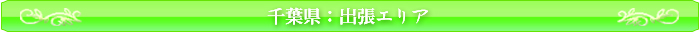 千葉出張マッサージエリア